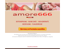 Tablet Screenshot of 666amore.com